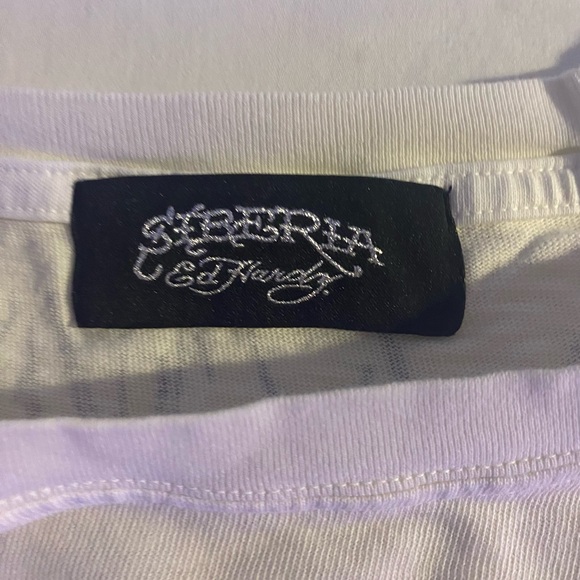 Ed Hardy X Siberia Hills Punks Not Dead Zombie Large Tee Shirt - Picture 5 of 7